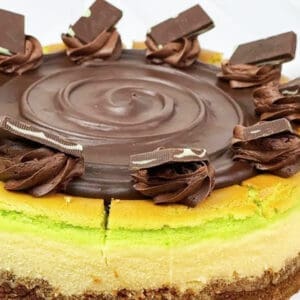 Grasshopper-Cheesecake-From-Corina-Bakery-Tacoma
