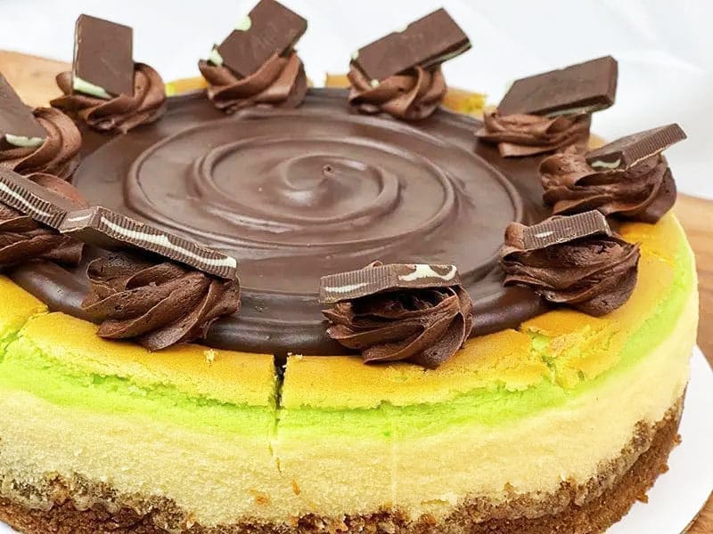 Grasshopper-Cheesecake-From-Corina-Bakery-Tacoma