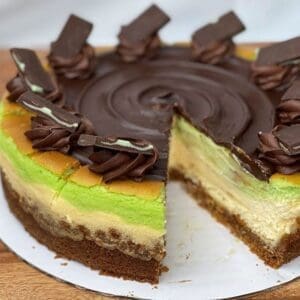 The Grasshopper Cheesecake