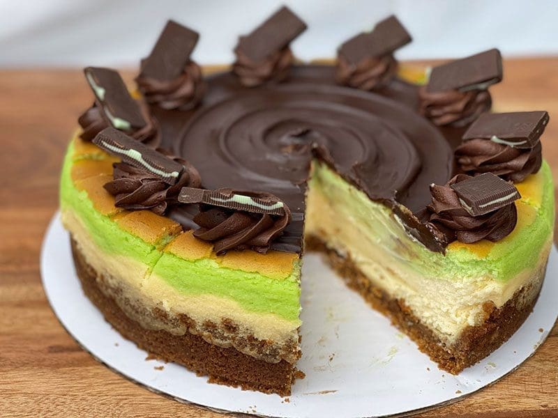 The Grasshopper Cheesecake
