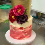 Gold Top Flower cake